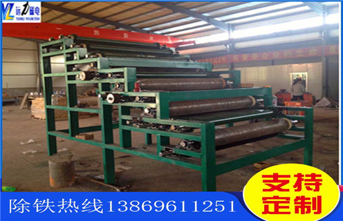 錳礦磁選機，為何錳礦磁選機出現(xiàn)過磁塊零落的狀況？皮帶工作原理_磁鐵礦為何錳礦磁選機出現(xiàn)過磁塊零落的狀況？廠家 